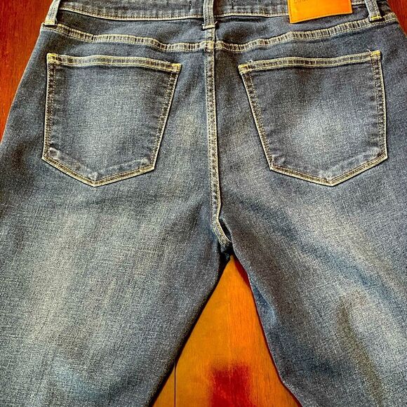 Classic Dark Blue Boot Cut Jeans - Picture 7 of 11